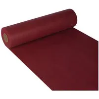 PAPSTAR Tischläufer Tischläufer stoffähnlich Vlies soft selection 24 m x 40 cm bordeaux
