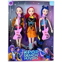 KPop Demon Hunters Babypuppe K-Pop Demon Hunters Puppen Set 3 Figuren Musik Licht 30 cm (1-tlg)