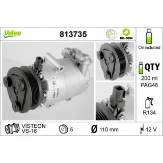 Valeo Klimakompressor Ford C-Max Focus Volvo C30 S40 V50