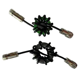HF 1:1 Balun Ni-Zn Ferrite Core 1.8-50MHz Shortwave Choke RG58 Coaxial Cable Anti-Interference USB Stability FT8 JS8 WSP