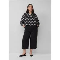 s.Oliver Culotte Hose Strukturierte Culotte aus Viskosemix