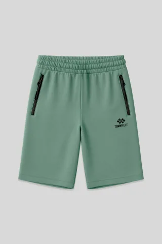 Herren Sweatshorts mit regulärer Passform aus Strick