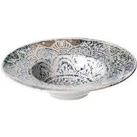 Ritzenhoff & Breker Speiseteller LUIGI, Gourmetteller, Blau, Beige, Weiß, Ø 28 cm