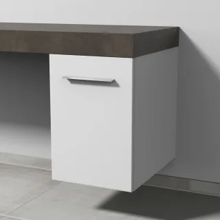 Sanipa Anbau-/Solitärschrank Anschlag rechts 2morrow (G2390R) 510x350x520 Weiß-Matt, G239001R G239001R
