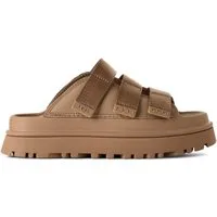 UGG GOLDENGLOW SLIDE Pantolette, Plateauschuh, Sandale, Flats mit Fußbett