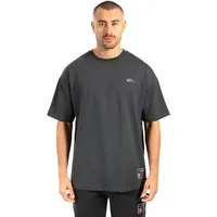 Smilodox T-Shirt Rayk, Locker geschnittenes Oversize Shirt mit auffälligem Backprint Logo auf der Brust und Rundhalsausschnitt für Moderne Streetwear Looks