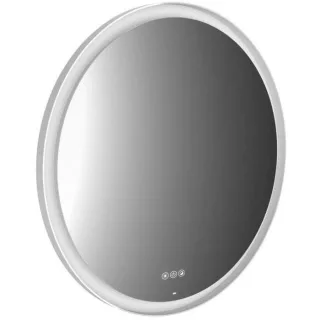 Emco Round LED-Lichtspiegel 441300707 Ø 700 mm, weiß, 3 Touchsensoren, umlaufende LED-Beleuchtung