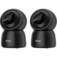 TWUFY Überwachungskamera 3/5MP HD Wifi Kamera mit Nachtsicht&355°/55° Weitwinkel,Indoor Kamera (Katzen Hunde Kamera, Innen, 2.4GHz WLAN Hundekamera, Farbnachtsicht, 2-tlg., Innenbereich, 3 MP Super HD, Schwenk- und Neigefunktion, Zwei-Wege-Audio)