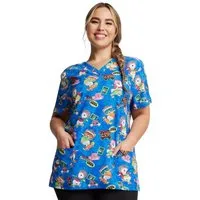 Dickies Funktionsbluse Bunt bedruckter Damen Kasack "cooler Igel" Kasack mit Motiv