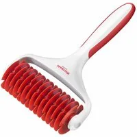 WESTMARK Teigschneider Gitterroller, Länge: 19,5 cm, Kunststoff, Weiß/Rot