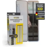 EASYmaxx Insektenschutz-Tür Wohnwagen 60x180 cm mit Magnet, (1-St), Moskitonetz gegen Inskekten Spinnen Fliegen Mücken einfach ohne Bohren