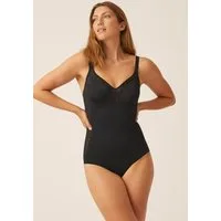 Naturana Body Solutions V-Ausschnitt, mit Spitze, breite Träger, bequem, elastisch