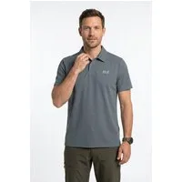 Jack Wolfskin Poloshirt ESSENTIAL POLO M mit Polokragen, aus Baumwolle, atmungsaktiv, Kurzarm, normale Länge