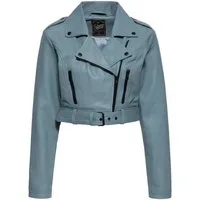 QueenKerosin Lederjacke im Biker-Style
