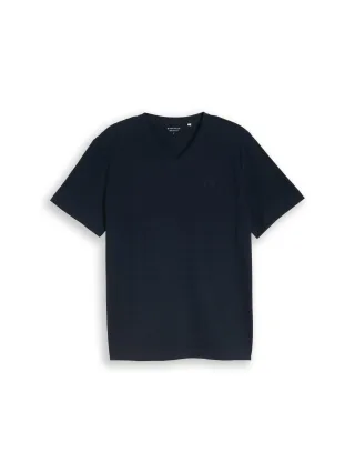 Tom Tailor - T-Shirt aus Baumwolle sky captain blue - Gr. - XXXL