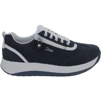 Joya Joya Sneaker Laura Blue JY113A, Nubukleder, Senso-Sohle, Fußbett zum W Schnürschuh