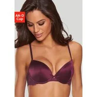 LASCANA Push-up-BH Alana mit hohem Seidenanteil und edler Spitze, Dessous