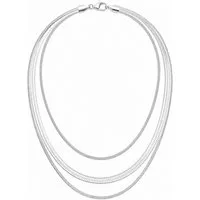 ROUGEMONT Schlangenkette Moderne Layering Halskette Schlangen Design 45cm, Hypoallergen