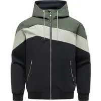 Ragwear Outdoorjacke Stewie Block YOUMODO stylische Herren Übergangsjacke mit großer Kapuze