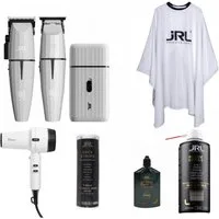 JRL Haarschneider Friseursets, Komplettset bestehend aus Clipper, Trimmer usw., Profi Barber Komplettset, kabellos & leistungsstark