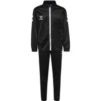 hummel Trainingsanzug HMLLOGO SUIT KIDS (2-tlg), 2-teiliges Set, mit Reißverschluss, pflegeleicht, aus Polyester