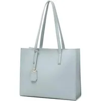 LuxusKollektion Handtasche Damen Handtasche Groß Shopper Schultertasche Leder Riemen Blau