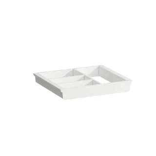 LAUFEN Ordnungssystem, Space, 320x274x45,Weiß, für große Schubladen und Trolley, 49540.5, 4954051606 H4954051606311
