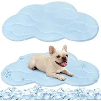 Diwzbyn Hundematte Kühlmatte für Hunde, Katzen & Menschen Selbstkühlende Hundematte, Kühldecke Hund Eiskühlmatte