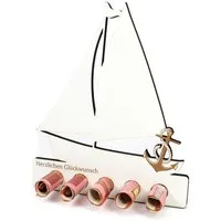 Dekolando Geschenkkarte Geschenk Schiff Hochzeit Geldgeschenk