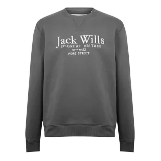 Jack Wills - "Belvue" Sweatshirt für Herren (Schiefer)