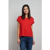 Seidel Moden Kurzarmshirt Otto exclusiv Rundhals mit Ärmelaufschlag -MADE IN GERMANY