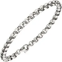 JOBO Silberarmband, Erbsarmband 925 Silber 19 cm