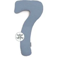 Theraline Stillkissen my7 Das Schlaf- & Stillkissen 80 x 150 cm Melange Blau-Grau