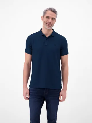 LERROS - POLO-KNOPF STORM BLUE - Gr. - XXL