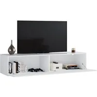 SONNI Lowboard TV Board Hochglanz hängend TV Lowboard Holz 140cm TV Schrank, 140x40x30cm