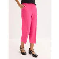 bonprix 3/4-Hose Regular Fit, mit Schlitz, aus Polyester, Viskose und Elasthan