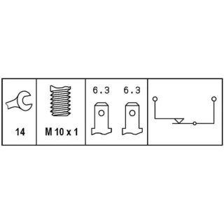 Hella Bremslichtschalter 6DD 008 622-691