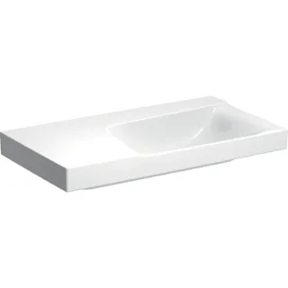 Geberit Xeno2 Waschtisch m. Ablagefläche links, 90x48cm ohne Hahnloch, ohne Überlauf, KeraTect, 5005 500536011