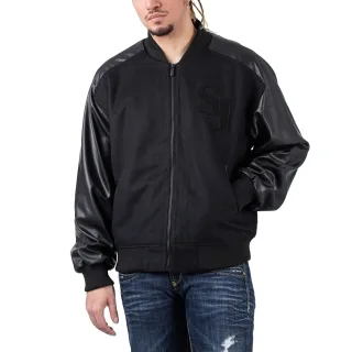 Sean John Monogram Logo College Jacket
