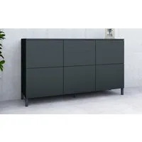 borchardt Möbel Kommode Haama, Sideboard mit Metallfüßen, Push-to-open-Technik, Breite 139 cm, Breite 139 cm