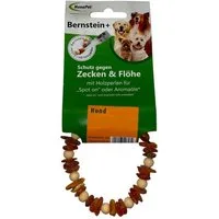 Wild & Fein Zeckenhalsband Bernsteinkette Zecken- und Flohhalsband für Hunde - XXS, Bernsteinkette