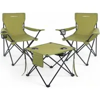 HOMECALL Campingstuhl Campingtisch mit Stühlen Klappstuhl Camping Faltstuhl Picknicktische (Rutschfest & Wetterfest, für Camping, Picknick, Angeln, 1 St), Faltstuhl Campingstuhl mit Tisch Klapptisch mit Stühlen