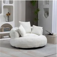 STILVORA Relaxsessel Indoor & Outdoor Sitzsack bean bag sofa mit hohen Rücken,Lazy Sofa (Lazy Sofa mit hohem Rücken und 3 Kissen – Ergonomischer Sitzsack für Erwachsene & Kinder, Chenille-Stoff, für Wohnzimmer, Büro & Schlafzimmer, Komfortabler Loung