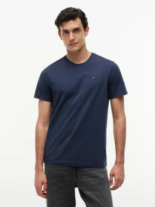 Tommy Jeans (PVH Group) - TJM XSLIM JERSEY TEE BLACK IRIS - Gr. - S