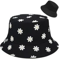 FOUORTUNATE-BEE Fischerhut Reversibel Fischerhut Anglerhut Sonnenhut Für Damen Mädchen 56-58cm