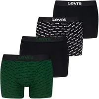 Levi's® Boxershorts LEVIS MEN LOGO AOP BOXER BRIEF (4er Pack) Logobund und ohne Eingriff