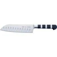 Serie 1905 Santoku Kullenschliff, 18cm, Messer schwarz/silber