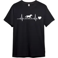 PAULGOS T-Shirt Kinder T-Shirt, Herzschlag mit Pferd