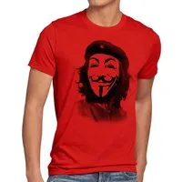 style3 T-Shirt Anonymous Che Guevara guy fawkes occupy maske guy fawkes hacker kuba