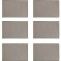 Zeller Present Platzset, (Set, 6-St), Kunstleder, metallic, 30x45 cm